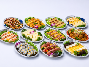 フィンガーフードプランBの料理を盛り合わせた商品画像